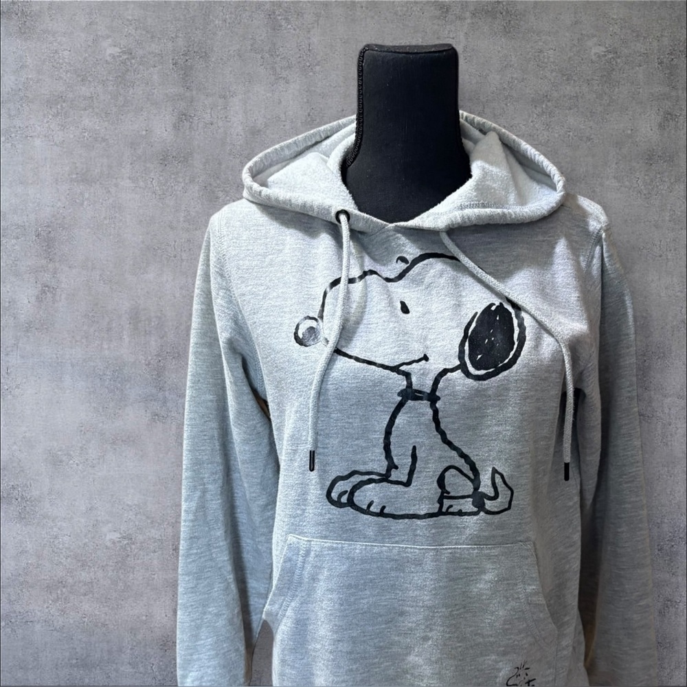 Gray Snoopy Dog Hoodie